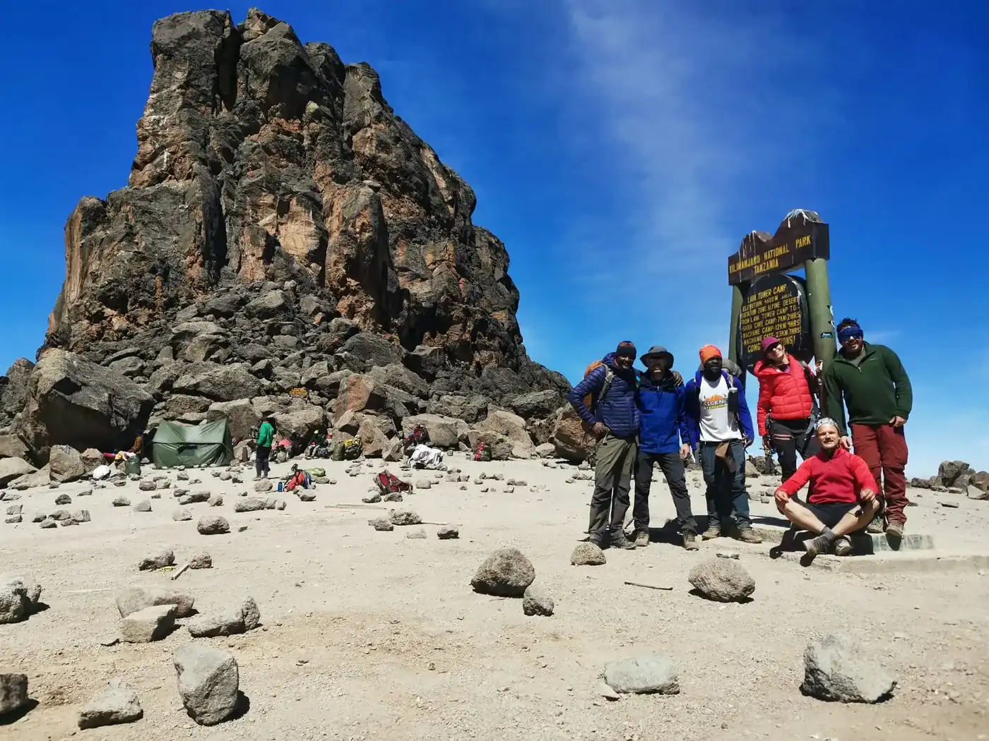 Remote alpine wilderness on the Northern Circuit route